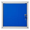 SCHLIESSFACHWÜRFEL Cubic 35x35x35 cm Grau/Blau - Blaugrau, Metall (35/35/35cm) - PROREGAL