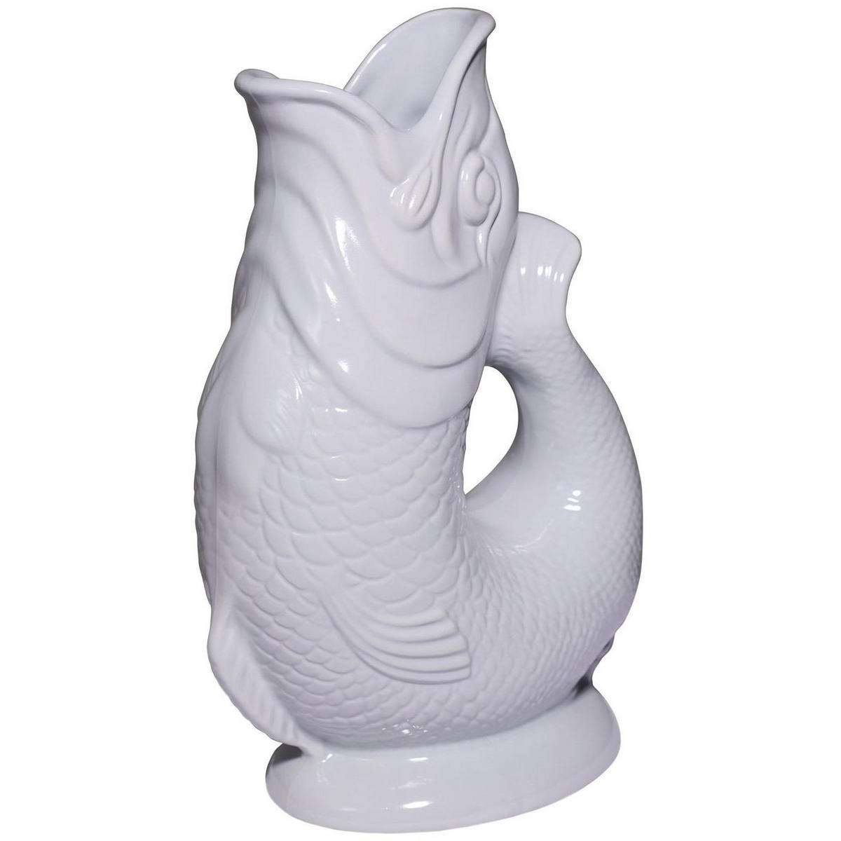 KARAFFE mit „Gluck-Gluck“-Geräusch 27,5/17/9,5 cm - Greige, Keramik (1.2L) - Gluckigluck