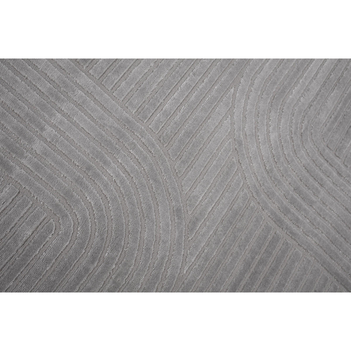 TEPPICH Rechteckig Grau Grafik 160x230 MAGNUS - Grau, Textil (160/230cm) - Miliboo