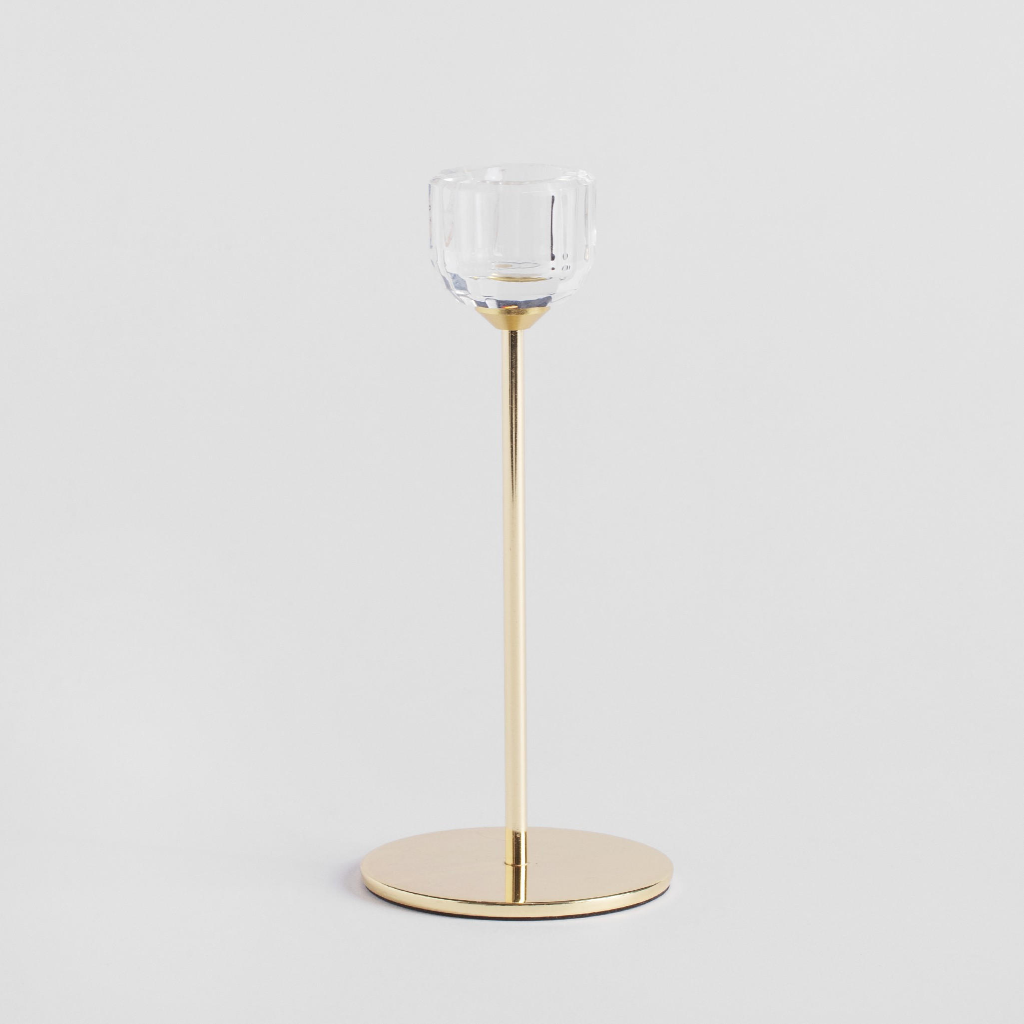 KERZENSTÄNDER Gravago - Goldfarben, Metall (7.5/18.6/7.5cm) - home&you