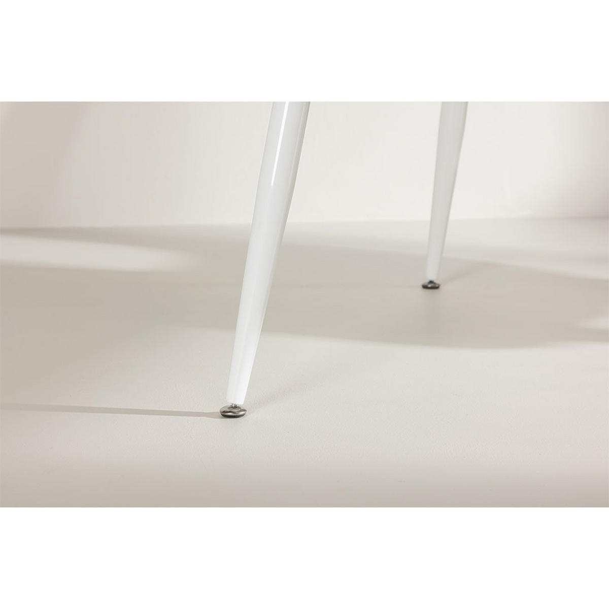 ESSTISCH, Silar, Weiß, MDF, 90 x 180 x 75 cm - Weiß, Holzwerkstoff/Metall (180/90/75cm) - ebuy24