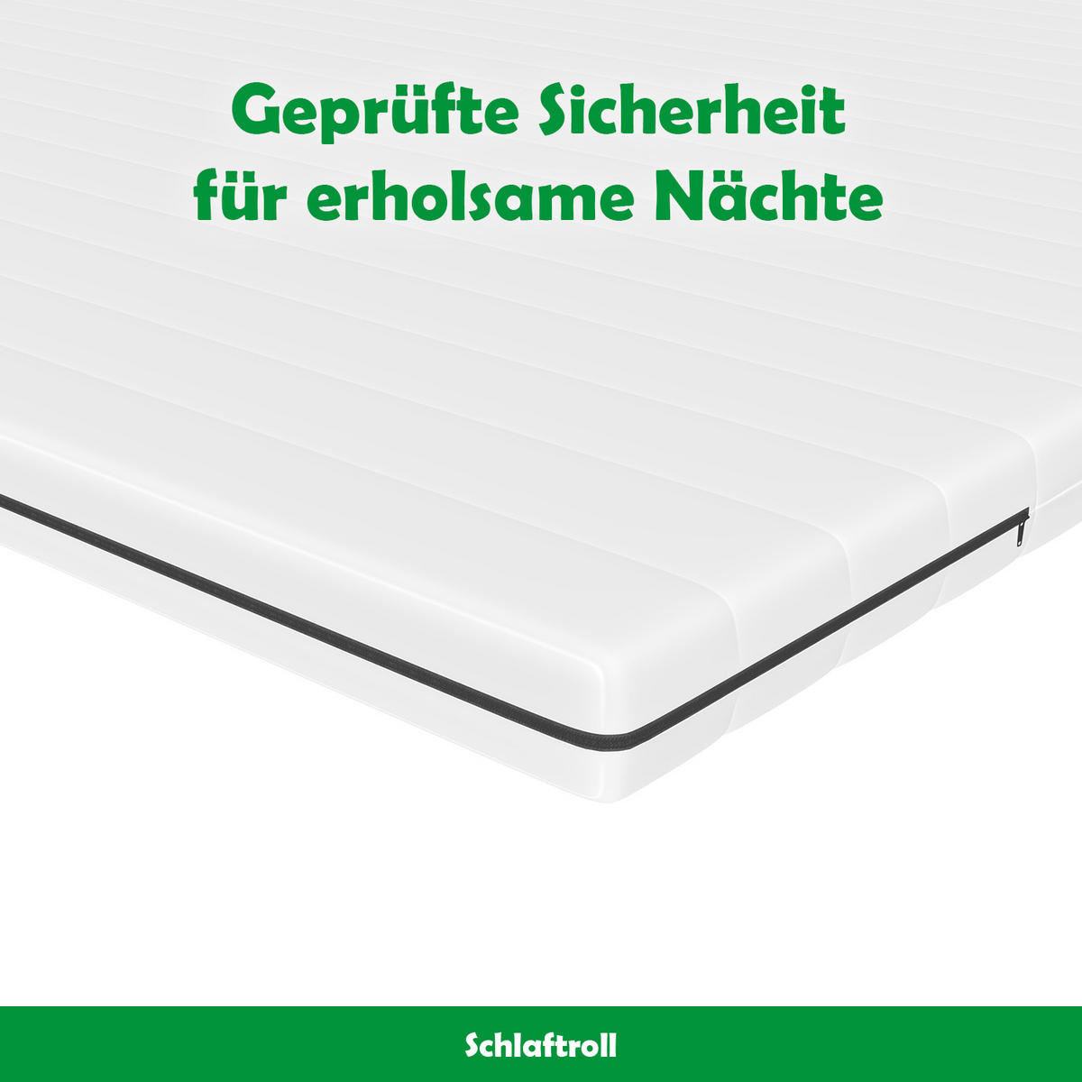 MATRATZENTOPPER 140 x 200 cm – ca. 5 cm Höhe - Weiß, Textil (140/200cm) - Schlaftroll