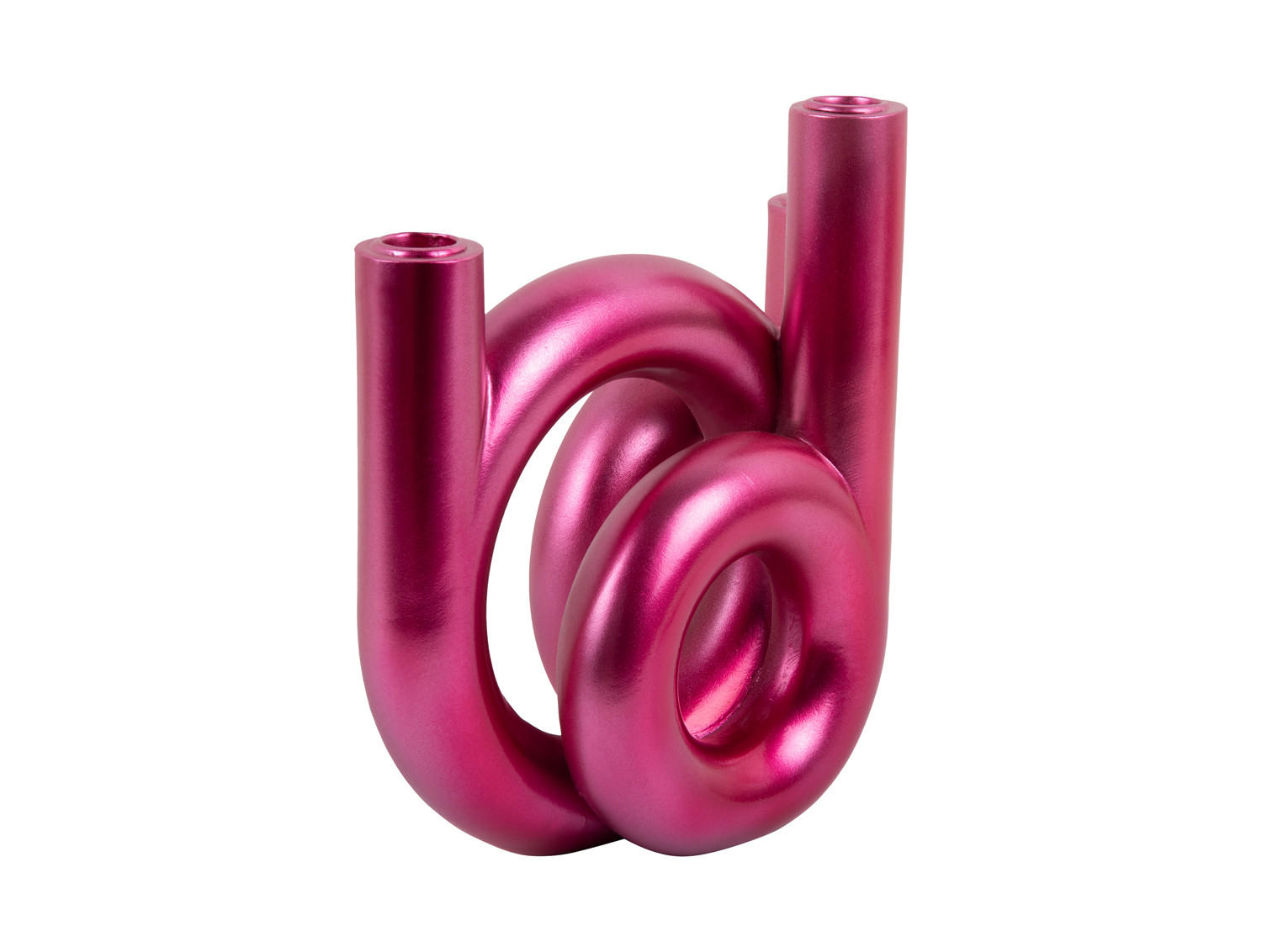 KERZENSTANDER Rings 18/12/20 cm - Pink, Kunststoff (12/20/18cm) - Present Time