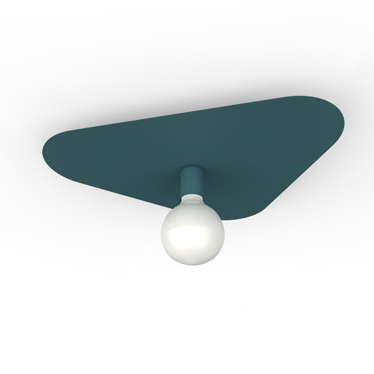 DECKENLEUCHTE - Blau, Metall (42/50/10cm) - Lumicom