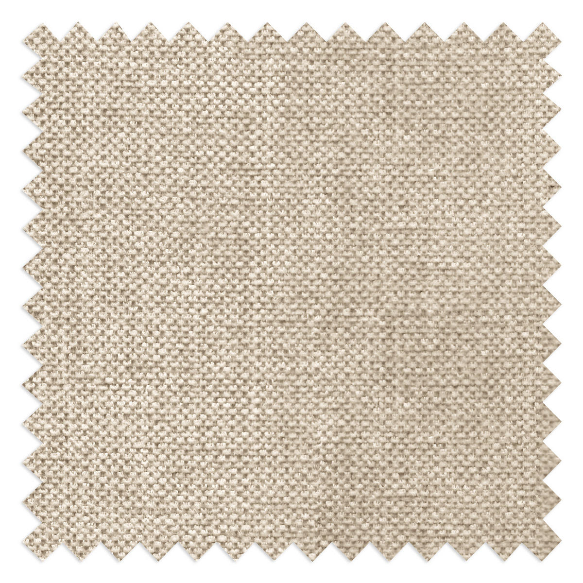 POLSTERHOCKER - Eichefarben/Creme, Eichenholz/Textil (85/43/60cm) - home24