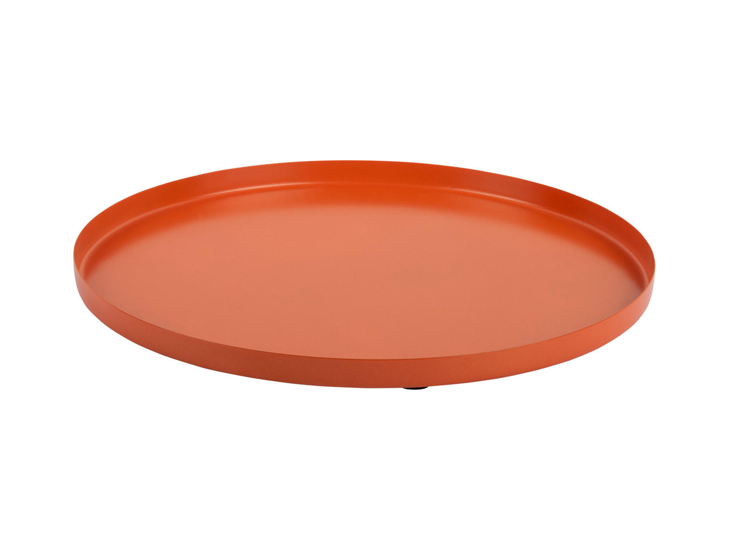SERVIERTABLETT Servir 30/30/1 cm - Orange, Metall (30/1/30cm) - Present Time