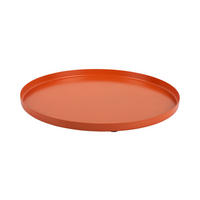 SERVIERTABLETT Servir 30/30/1 cm - Orange, Metall (30/1/30cm) - Present Time