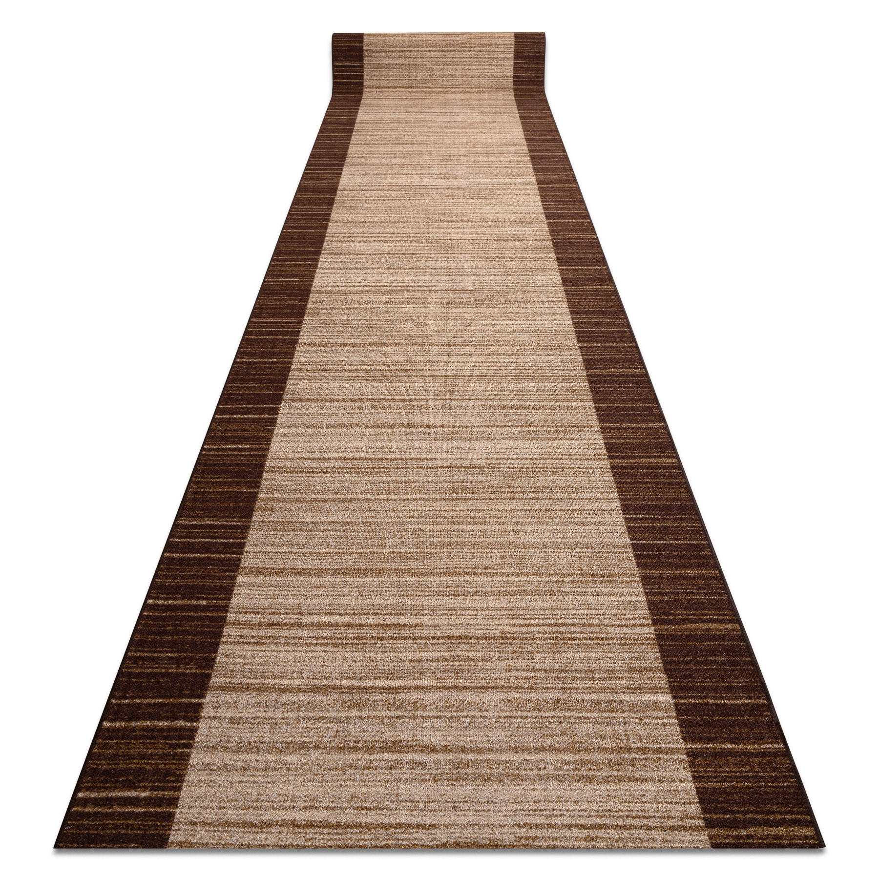 rugsX Läufer Braun 100x380 cm