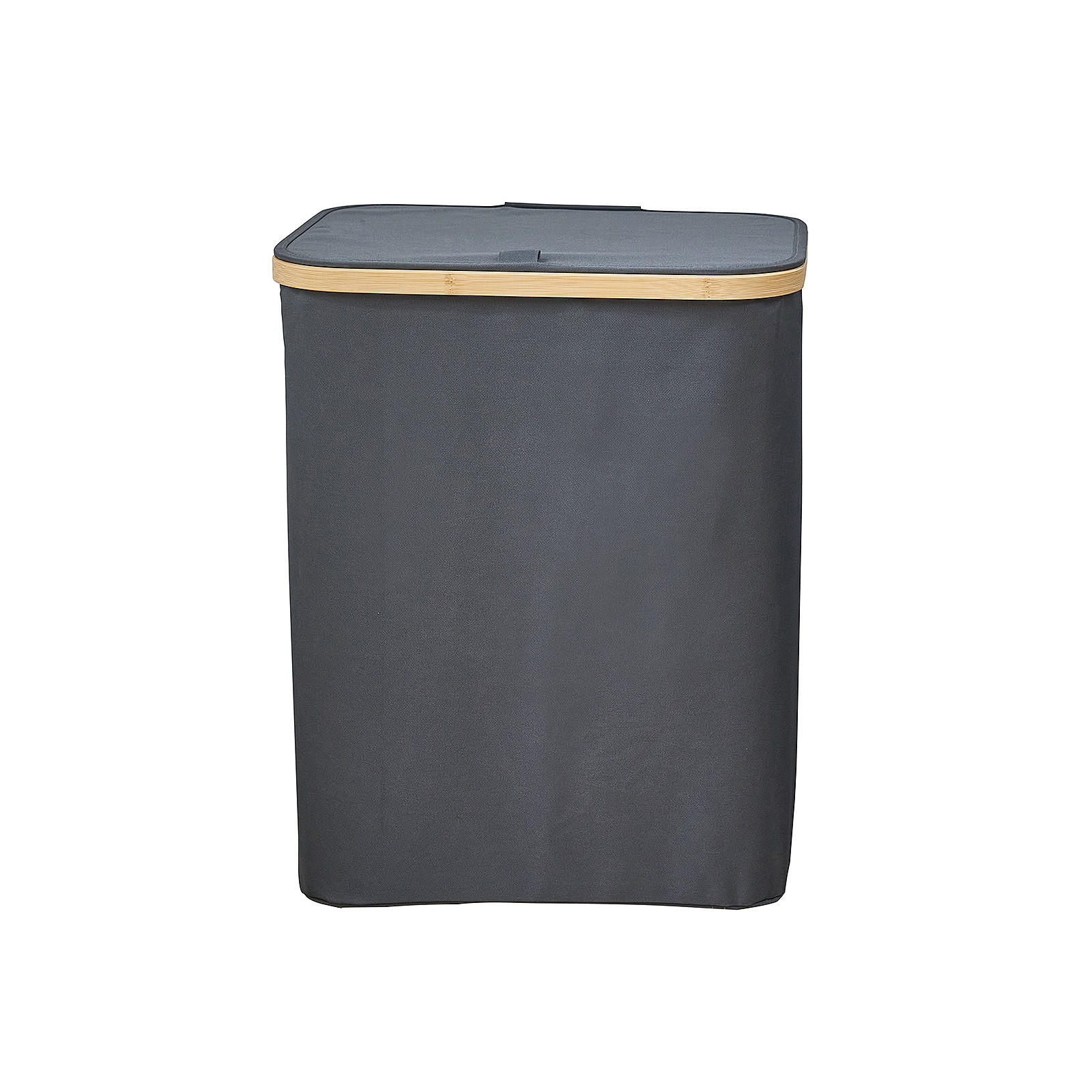 WÄSCHEKORB SADE Grau - Grau, Textil (40.5/50/34.5cm) - SVITA