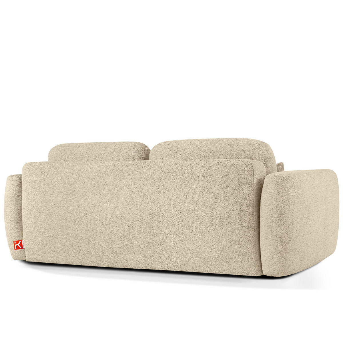 SOFA 3 ELOSA - Beige, Holz/Textil (245/85/115cm) - KONSIMO®