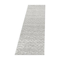 TEPPICH Hochflor EISACK in Creme, geometrisch, 80 x 250 cm - Beige, Textil (80/250cm) - KADIMA DESIGN