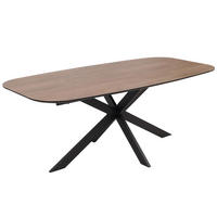 ESSZIMMERTISCH oval Walnuss Dekor - Walnussfarben, Holzwerkstoff (100/200/77cm) - MCW