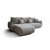 ECKSOFA mit Schlaffunktion TOKYO L Wind 84 - Grau, Textil (280/185cm) - Bedante