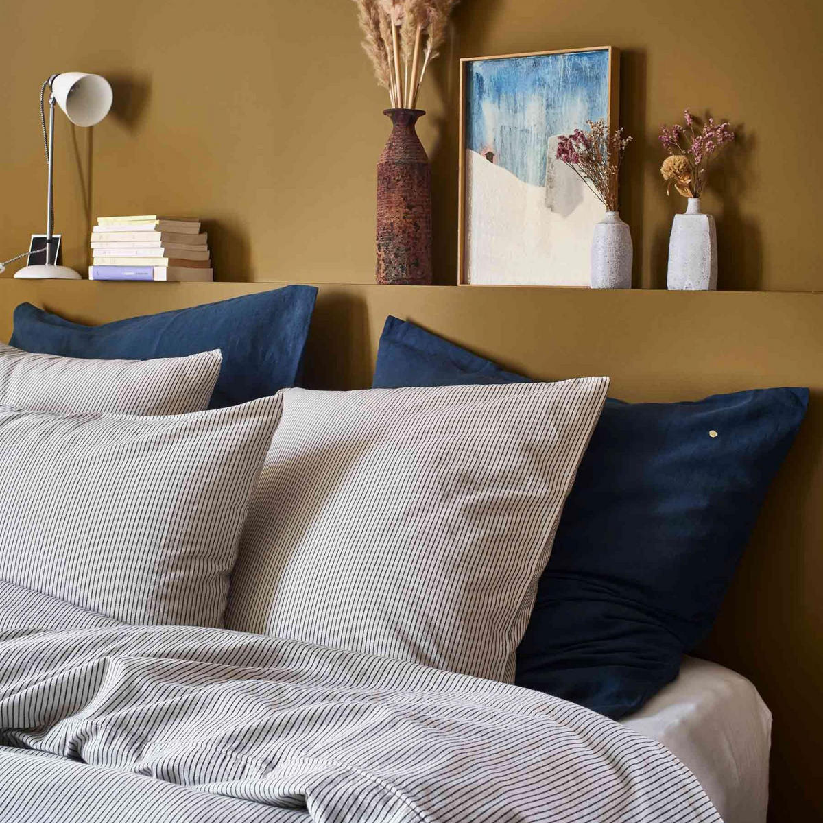 KISSENBEZUG Léonie kaviar 65 x 65 cm - Schwarz, Textil (65/65cm)