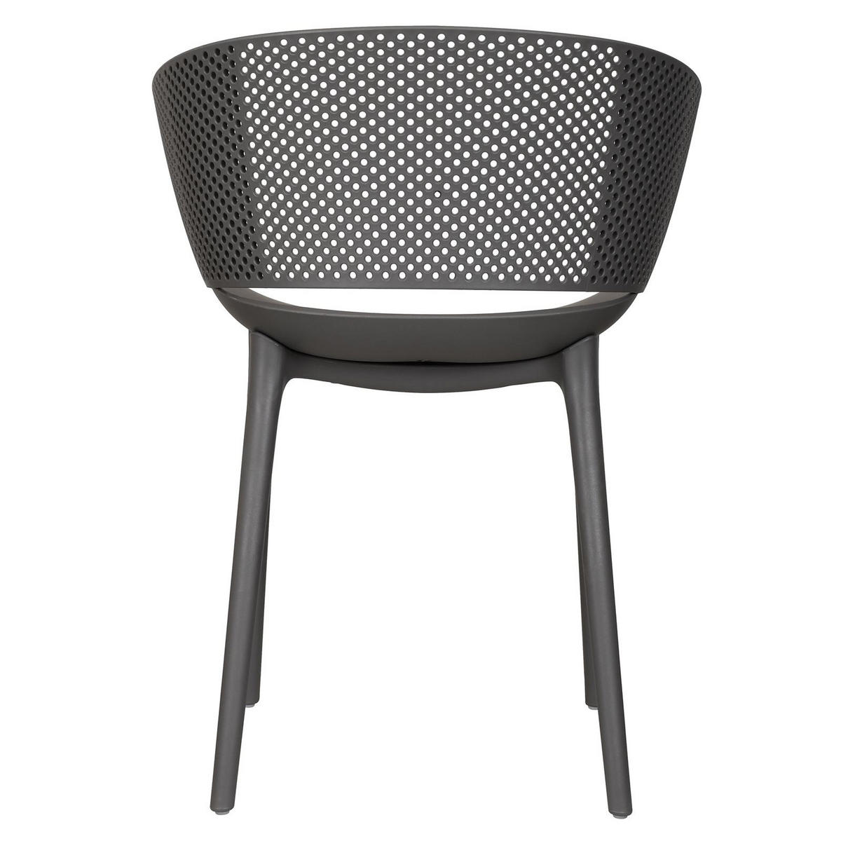 GARTENSTÜHLE OLINDO 4ER-SET - Grau, Textil (43/81/47cm) - IDIMEX