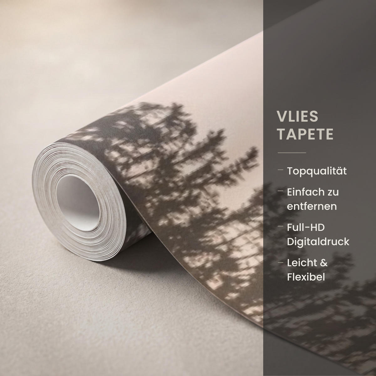 TAPETE - Berge - Wasser - Bäume - 450x280 cm - Multicolor, Papier (450/280cm) - OnlyWow