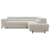 ECKSOFA Ferrucio R - Creme (Royal 18) - Creme, Holzwerkstoff (276/200cm) - Möblo
