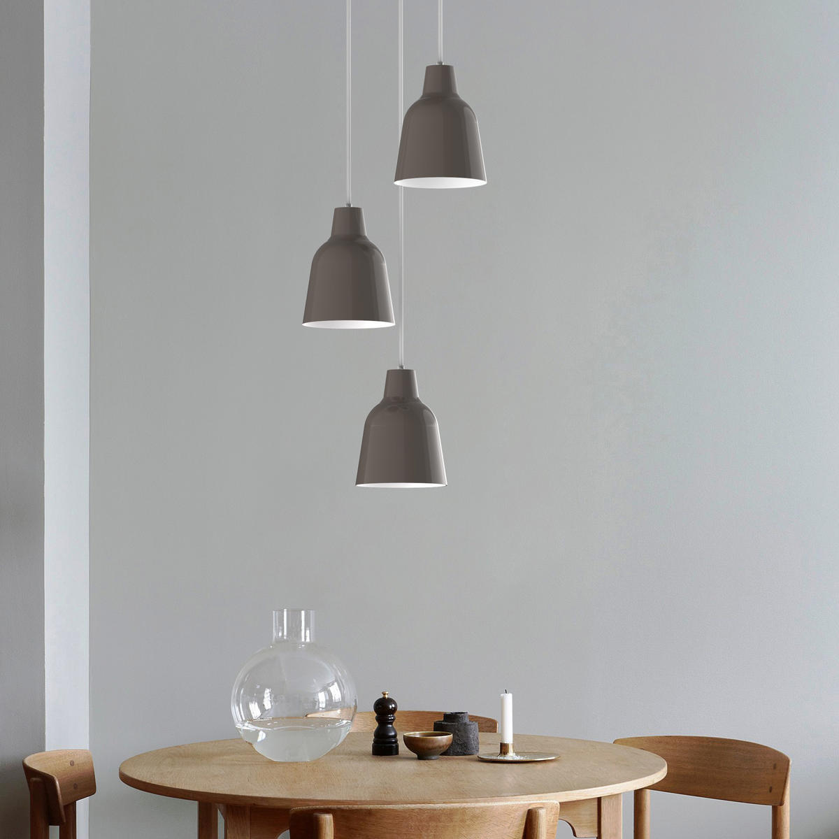 HÄNGELEUCHTE - Graubraun, Metall (35/35/22cm) - Lumicom