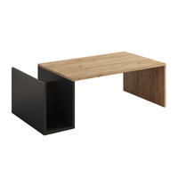 COUCHTISCH Avento Goldkraft Eiche/Anthrazit 100 x 50 cm - Anthrazit/Eiche Wotan, Holzwerkstoff (50/100/32.9cm) - Vicco