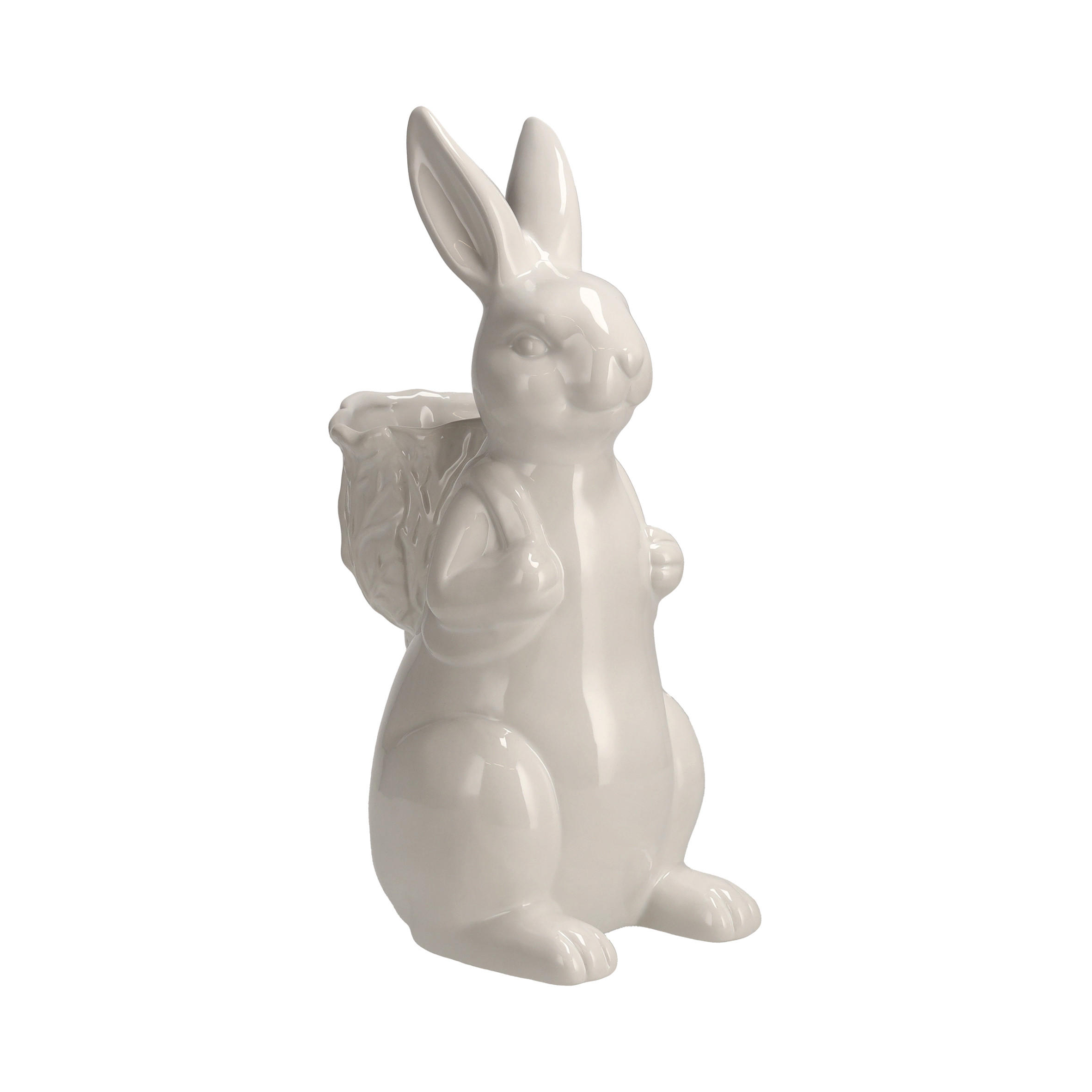 VASE Kabsi - Weiß, Keramik (35cm) - home&you