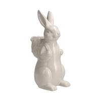 VASE Kabsi - Weiß, Keramik (35cm) - home&you