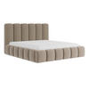 POLSTERBETT Doppelbett Svenstorp Dunkelbeige 140x200 cm - Hellbraun, Textil (140/200cm) - Meblito