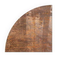 GLASPLATTE für Kamin 100x100 cm - Braun, Glas (100/100/0.4cm) - TULUP