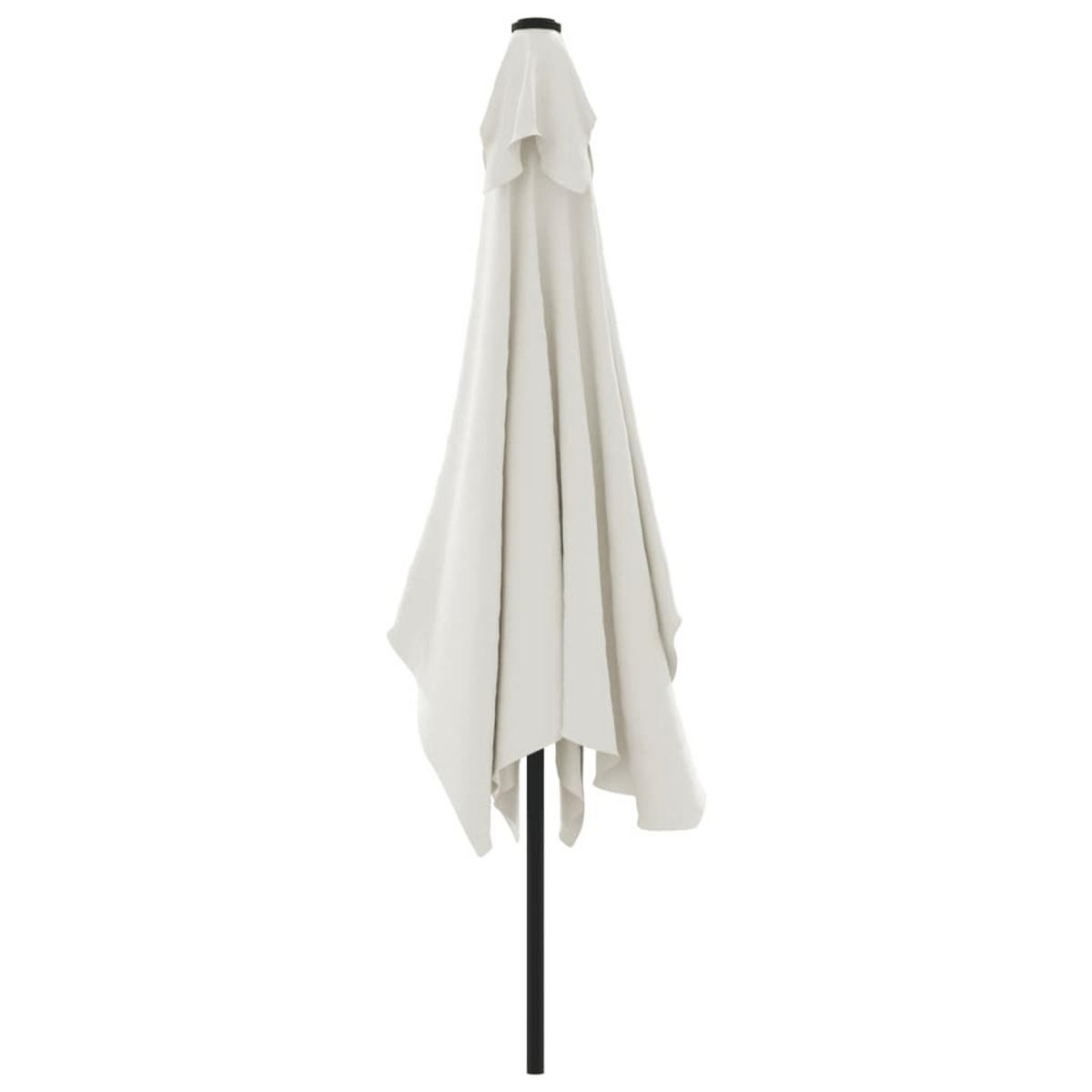 SONNENSCHIRM 200/300 Cm Sandweiss Rechteckig - Weiß, Textil (300/200cm) - vidaXL