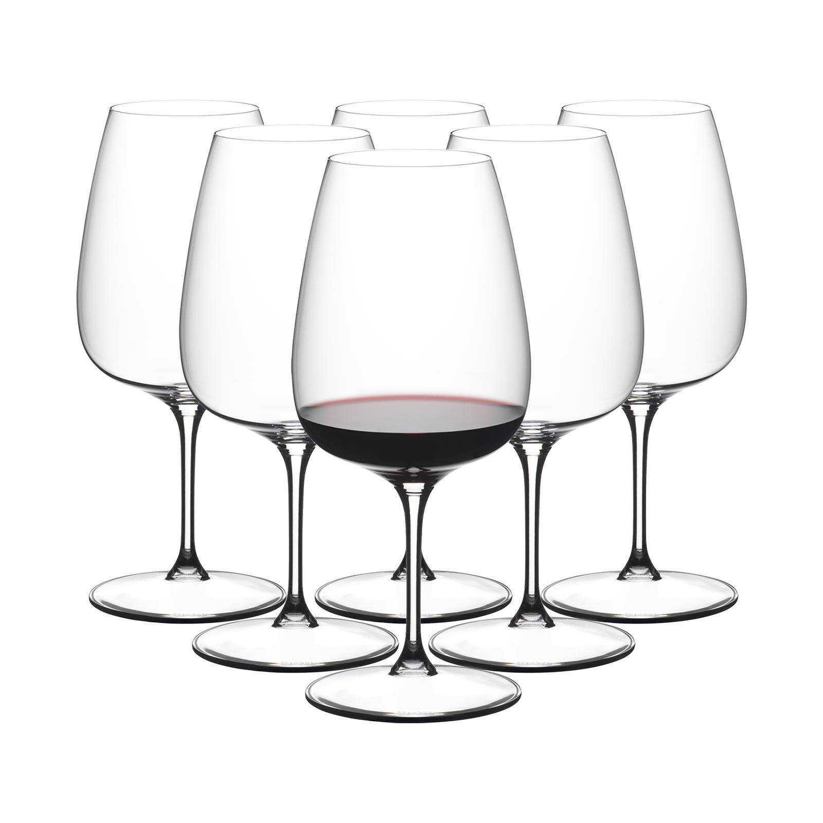 CABERNET / MERLOT / COCKTAIL WEINGLÄSER Grape transparent 830 ml 6er Set - Transparent, Glas (0.83L) - Riedel
