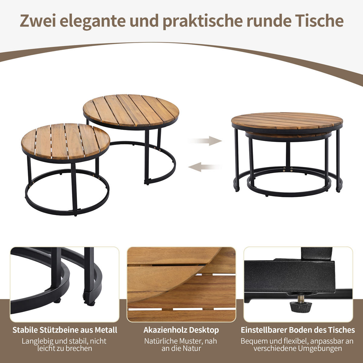 ESSGRUPPE 6-tlg. Grau 2x Sofa 2x Sessel 2x Tisch - Beige, Metall - FLIEKS