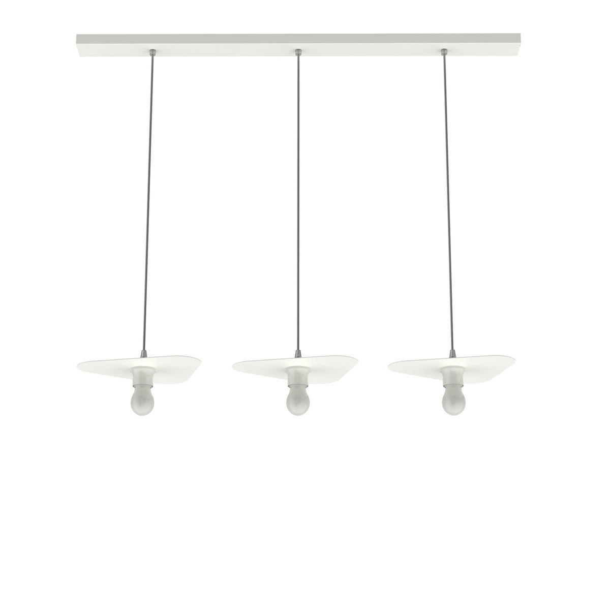 HÄNGELEUCHTE - Weiß, Metall (25/30/7cm) - Lumicom