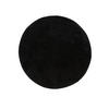 HOCHFLORTEPPICH Soho Schwarz ø 160 cm rund - Schwarz, Kunststoff (160/160cm) - benuta