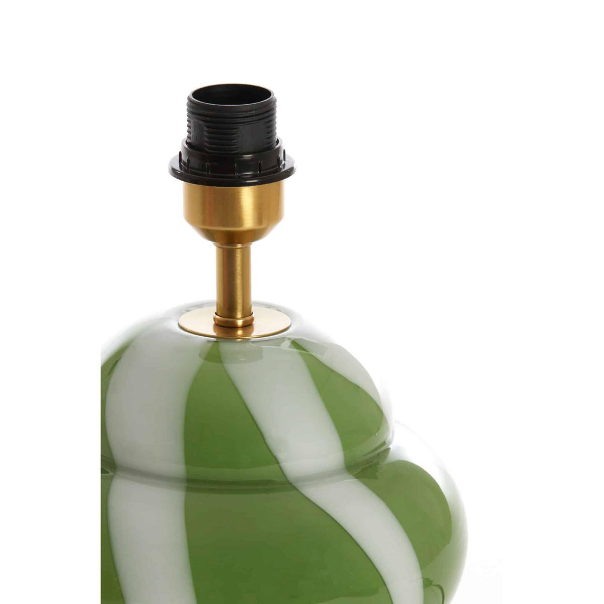 LAMPENFUSS Ylien Grün 22/22/28 cm - Grün, Glas (22/22/28cm) - Light & Living