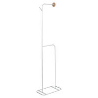 VĚŠÁK NA OBLEČENÍ Stříbrný Eureka - stříbrná, kov (48/171/30cm) - Beliani