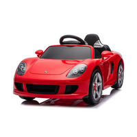 KINDER ELEKTROAUTO Porsche Carrera GT rot Fernbedienung, Bluetooth, 2 Motoren, EVA-Reifen, Ledersitz, lizenziert - Rot, Kunststoff (109/59/45cm) - Chipolino