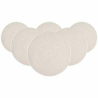 PLATZMATTEN Tavolo Creme ø 35 cm 6er Set - Creme, Textil (35cm) - Ritzenhoff Breker