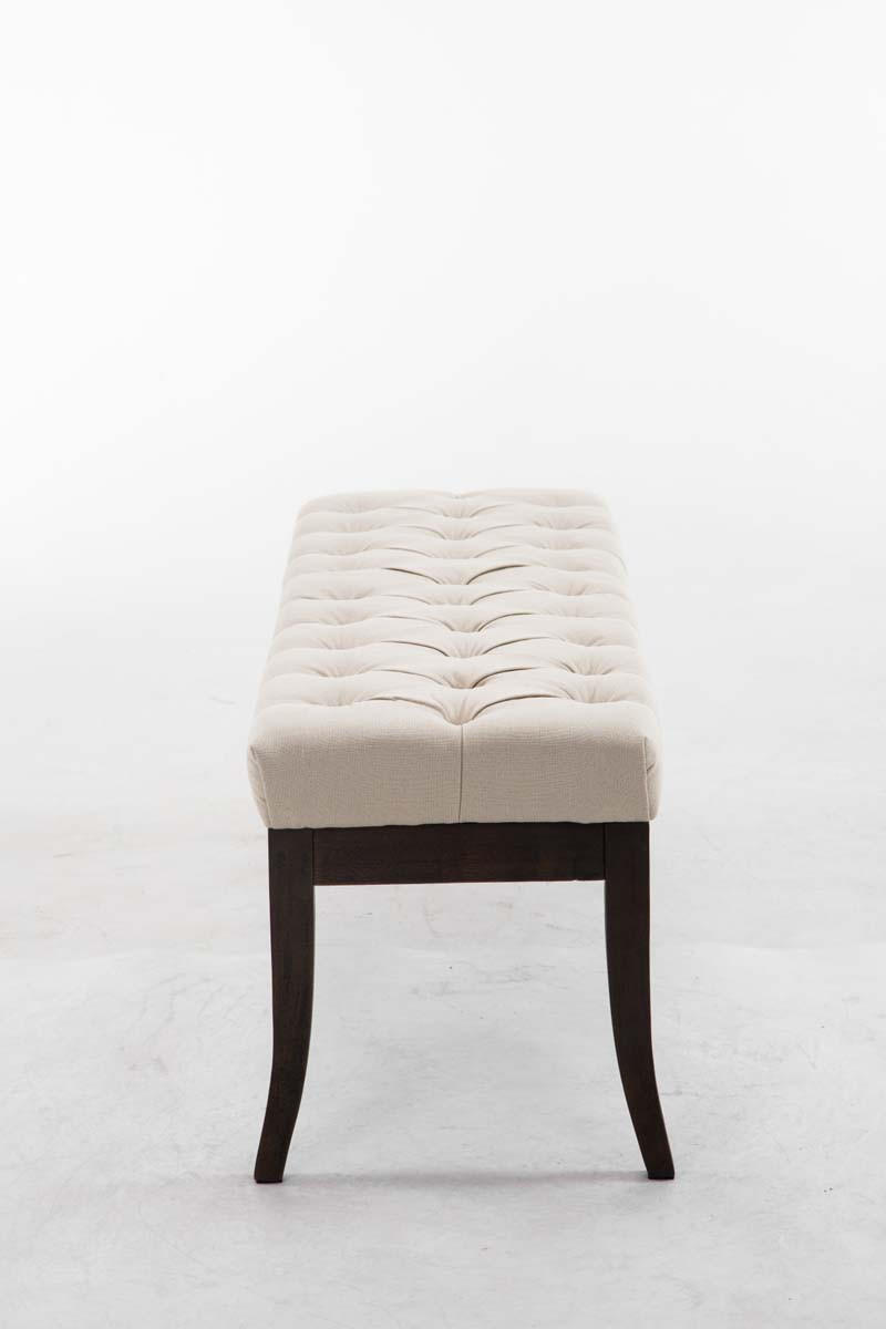 SITZBANK 120/38 cm Stoff Creme - Creme, Holz/Textil (120/46/38cm) - CLP