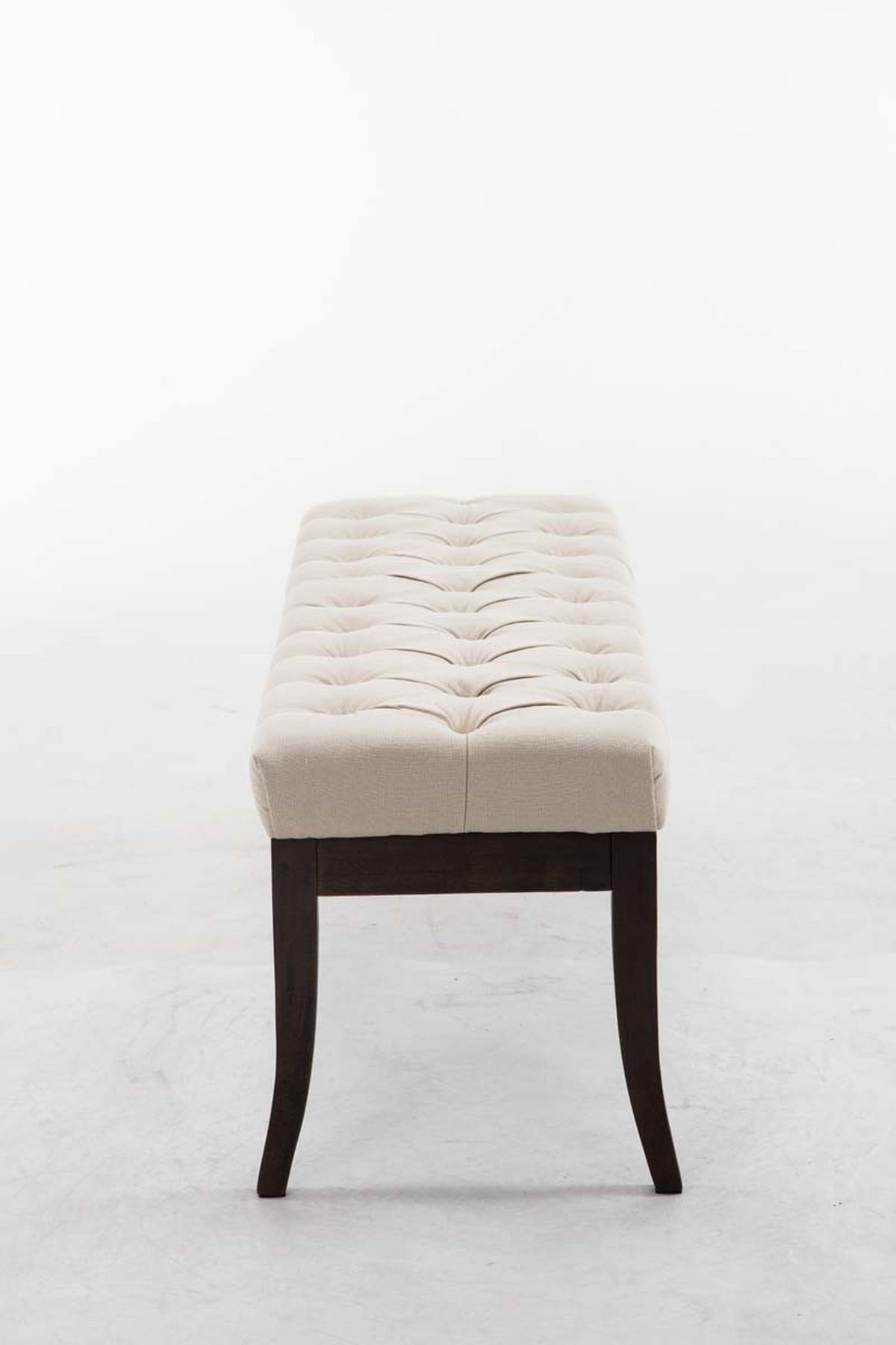 SITZBANK 120/38 cm Stoff Creme - Creme, Holz/Textil (120/46/38cm) - CLP