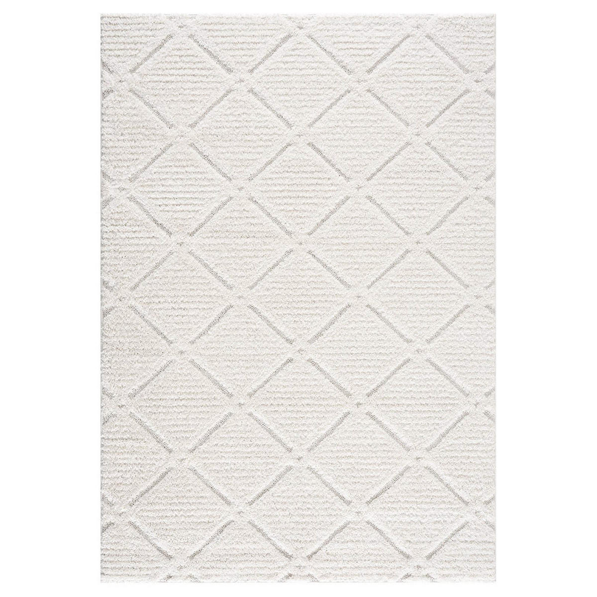 HOCHFLOR-TEPPICH Focus 2997 Creme 140x200 cm - Creme, Textil (140/200cm) - carpet city