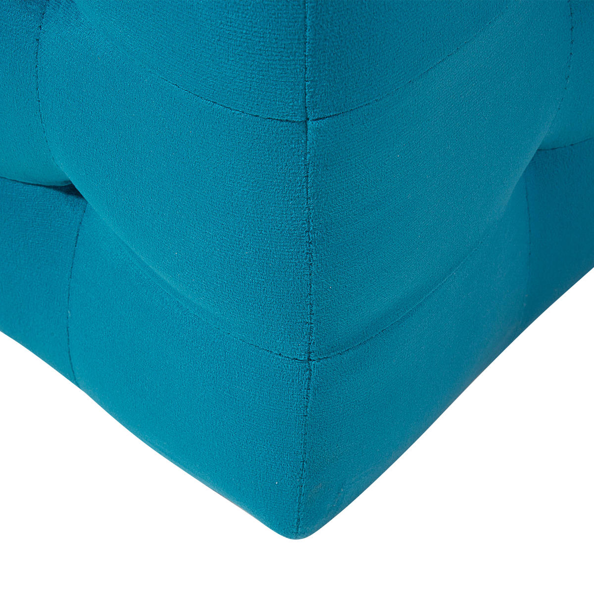 TRUHENBANK Michigan 42/72/40 cm - Blau, Textil (72/40/42cm) - Beliani