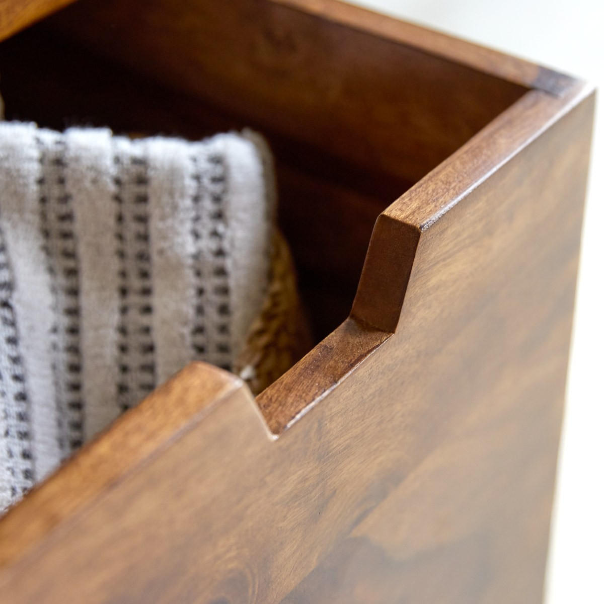 HOCHSCHRANK Kwarto Braun aus Palisander - Braun, Holz (35/150/30cm) - Tikamoon