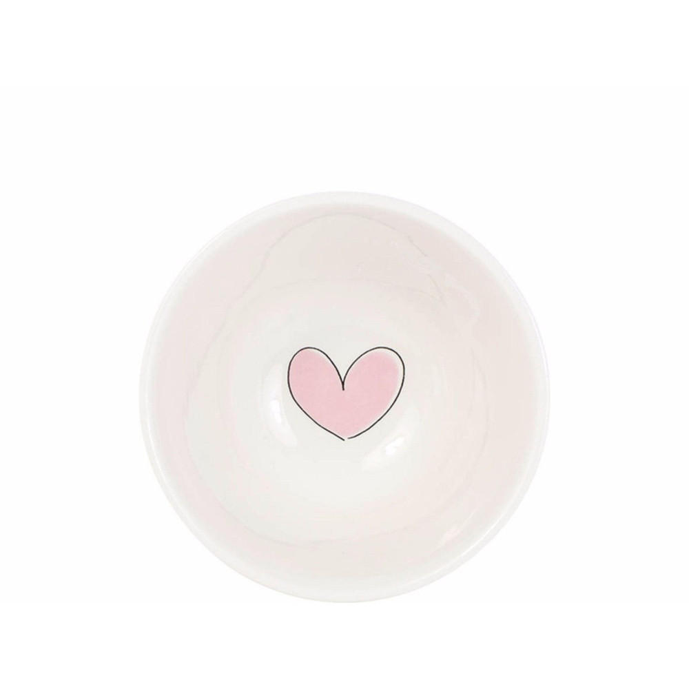 SCHALE Streifen in Rosa/Gelb - Ø 14cm - Multicolor, Keramik (14.3/9/14.3cm) - Blond Amsterdam