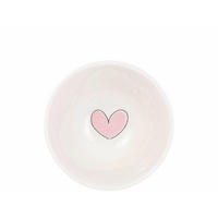 SCHALE Streifen in Rosa/Gelb - 14cm - Multicolor, Keramik (14.3/9/14.3cm) - Blond Amsterdam