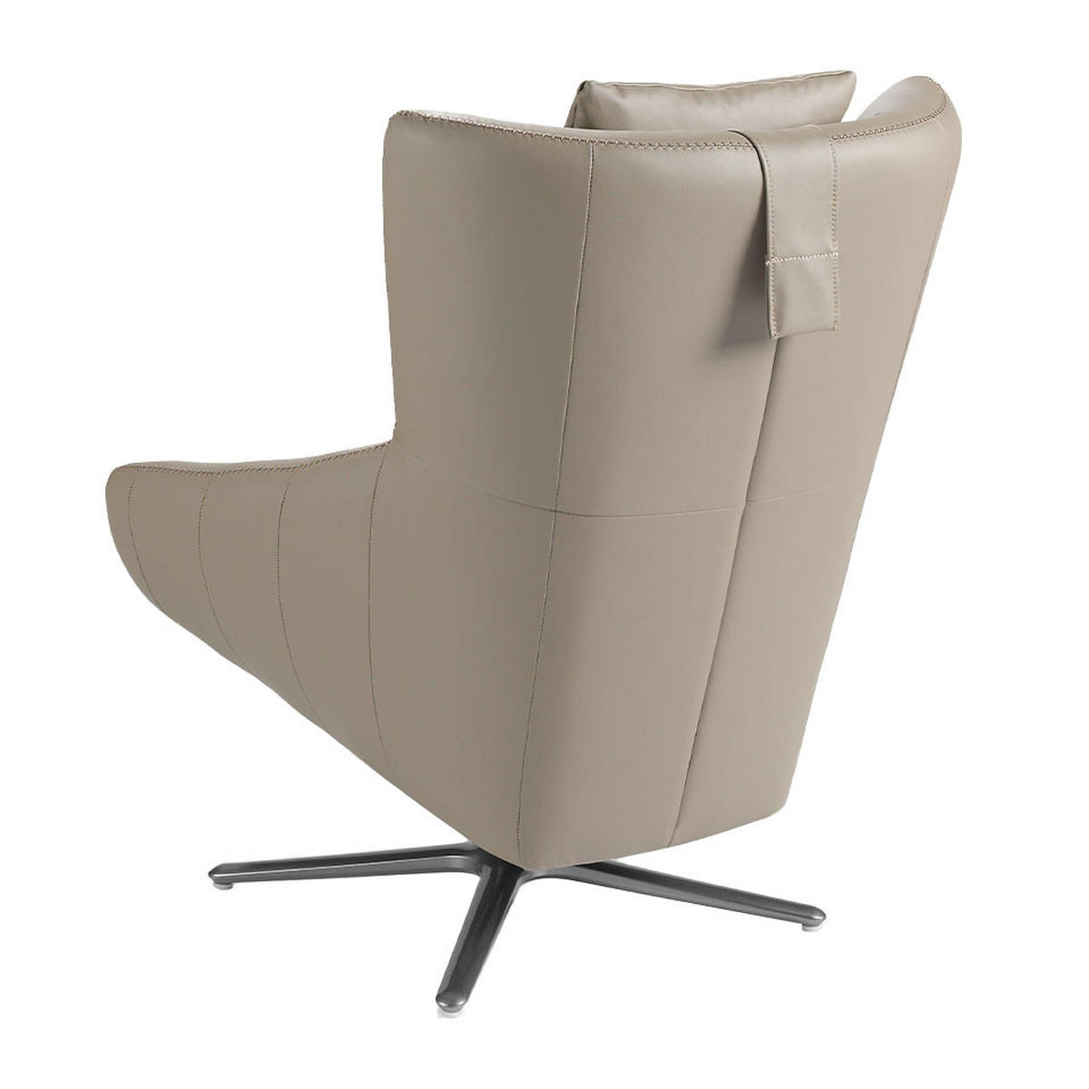 SESSEL Kunstleder Nerz 76 /90 /100 cm - Grau, Textil (76/100/90cm) - ANGEL CERDA