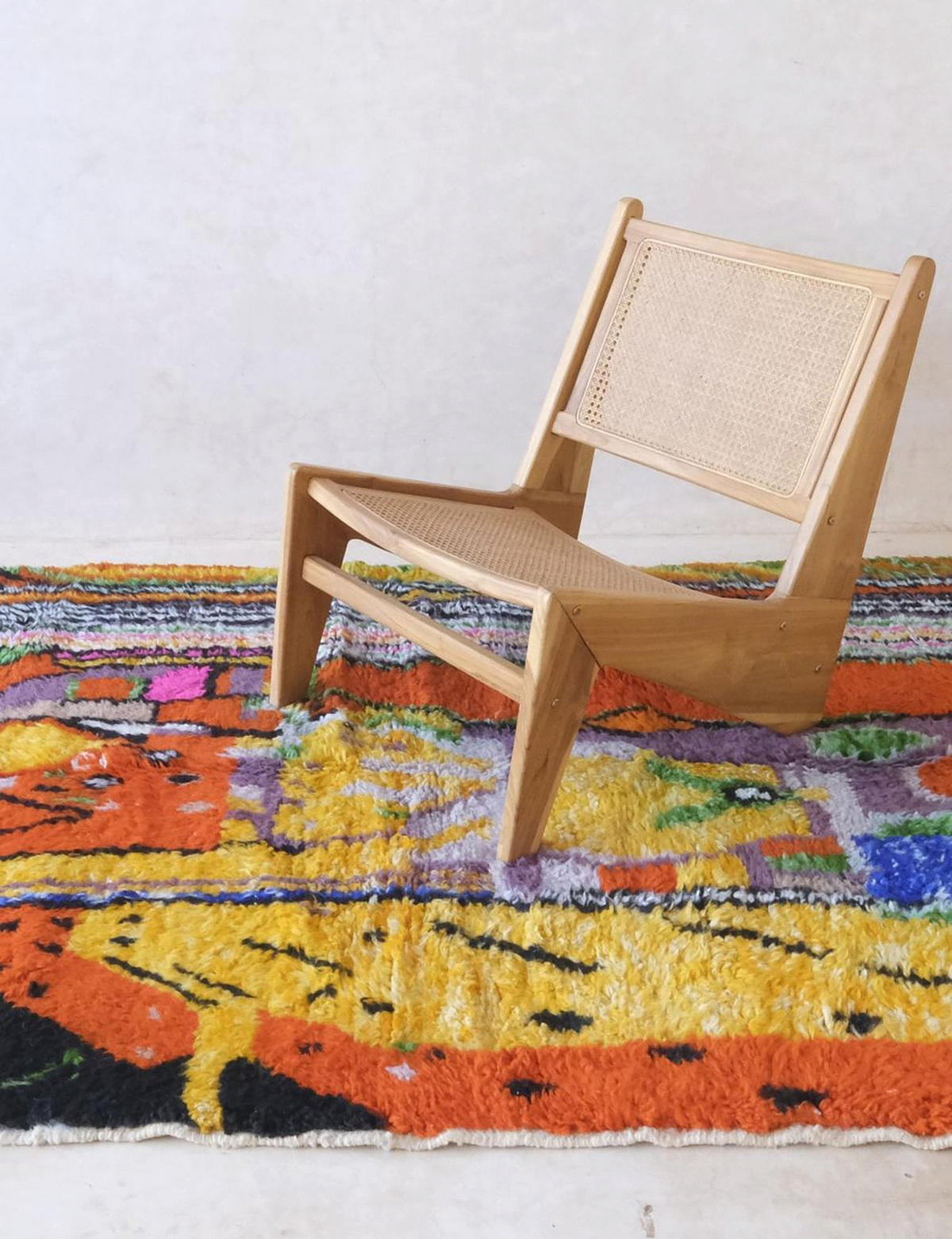 BERBERTEPPICH aus reiner Wolle 152x 240 cm - Multicolor, Naturmaterialien (152/240cm) - AFK Living