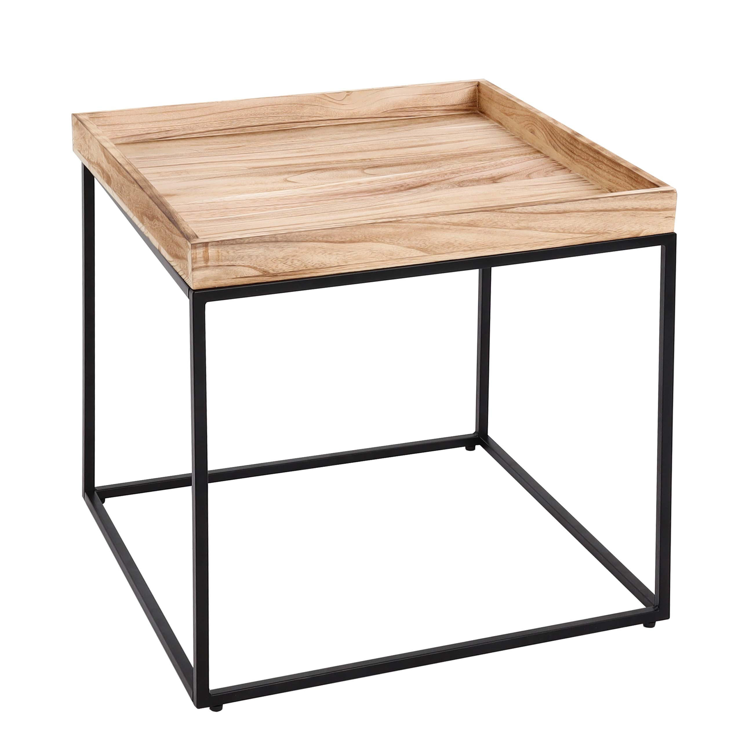 BEISTELLTISCH quadratisch Braun - Braun, Holz (60/60/60cm) - MCW