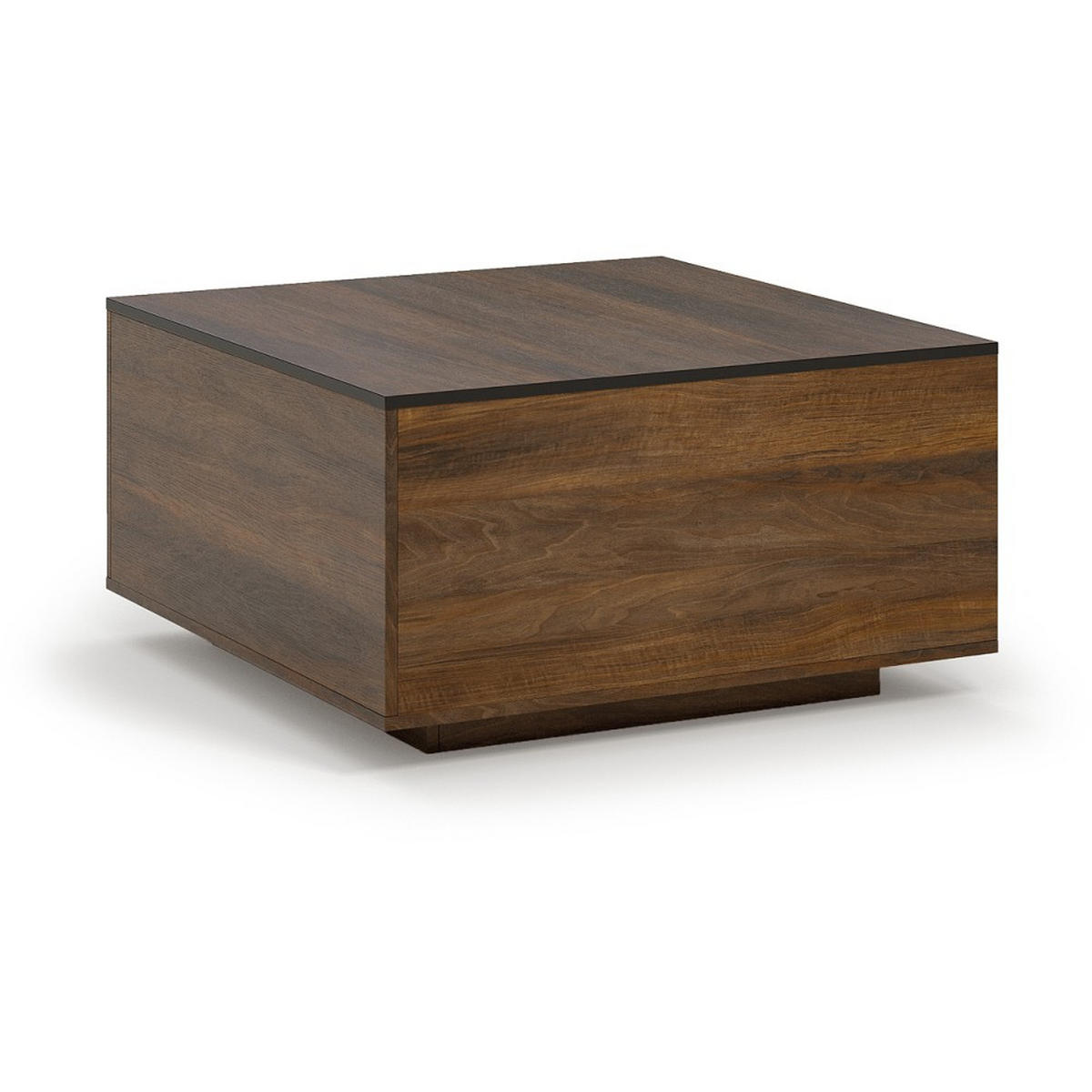 COUCHTISCH Felia quadratisch, 80x80 cm - Walnussfarben, Holzwerkstoff (80/80/43cm) - Beautysofa