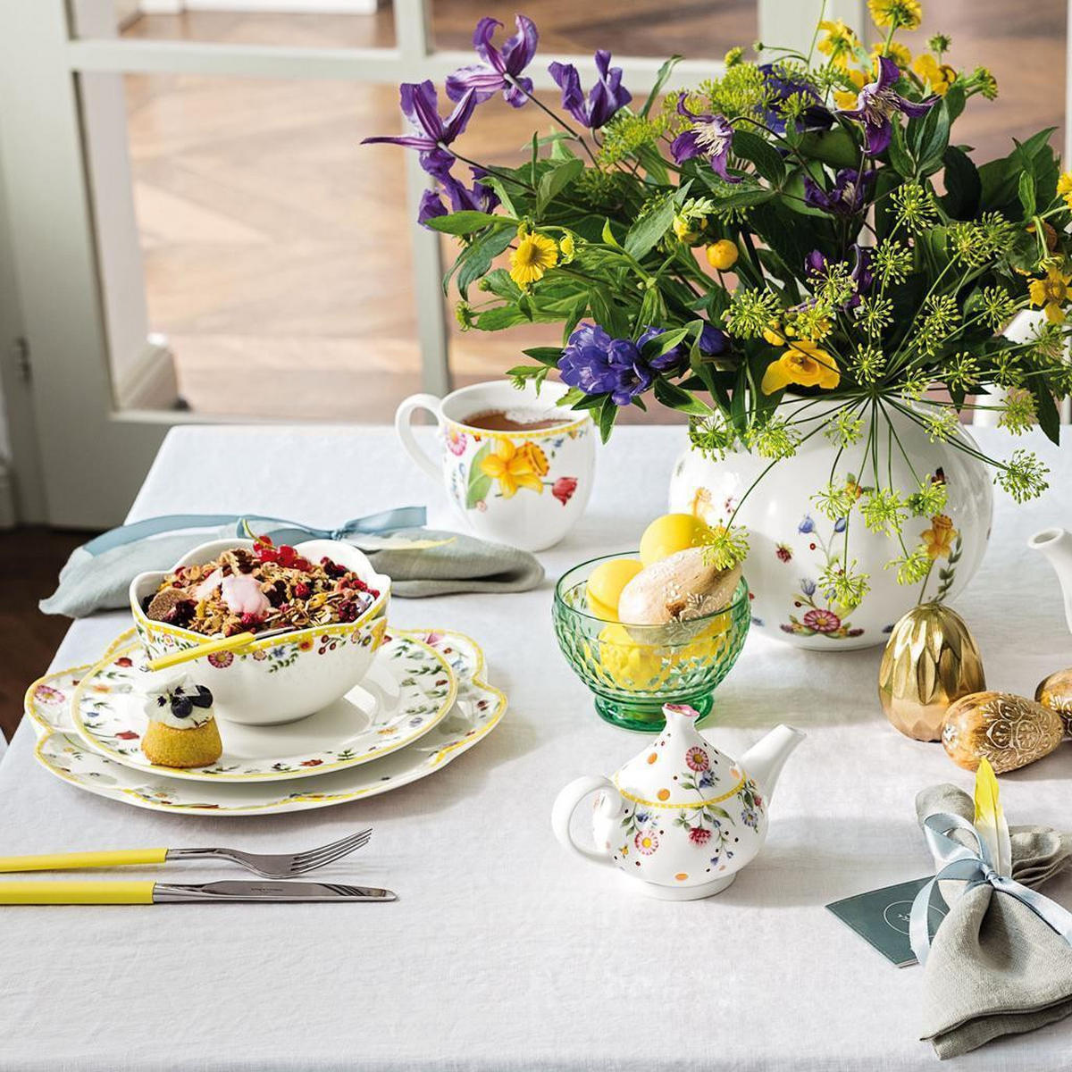 DESSERTSCHALEN Boston Coloured Grün ø 11,7 cm 4er Set - Grün, Glas (11.7cm) - Villeroy & Boch