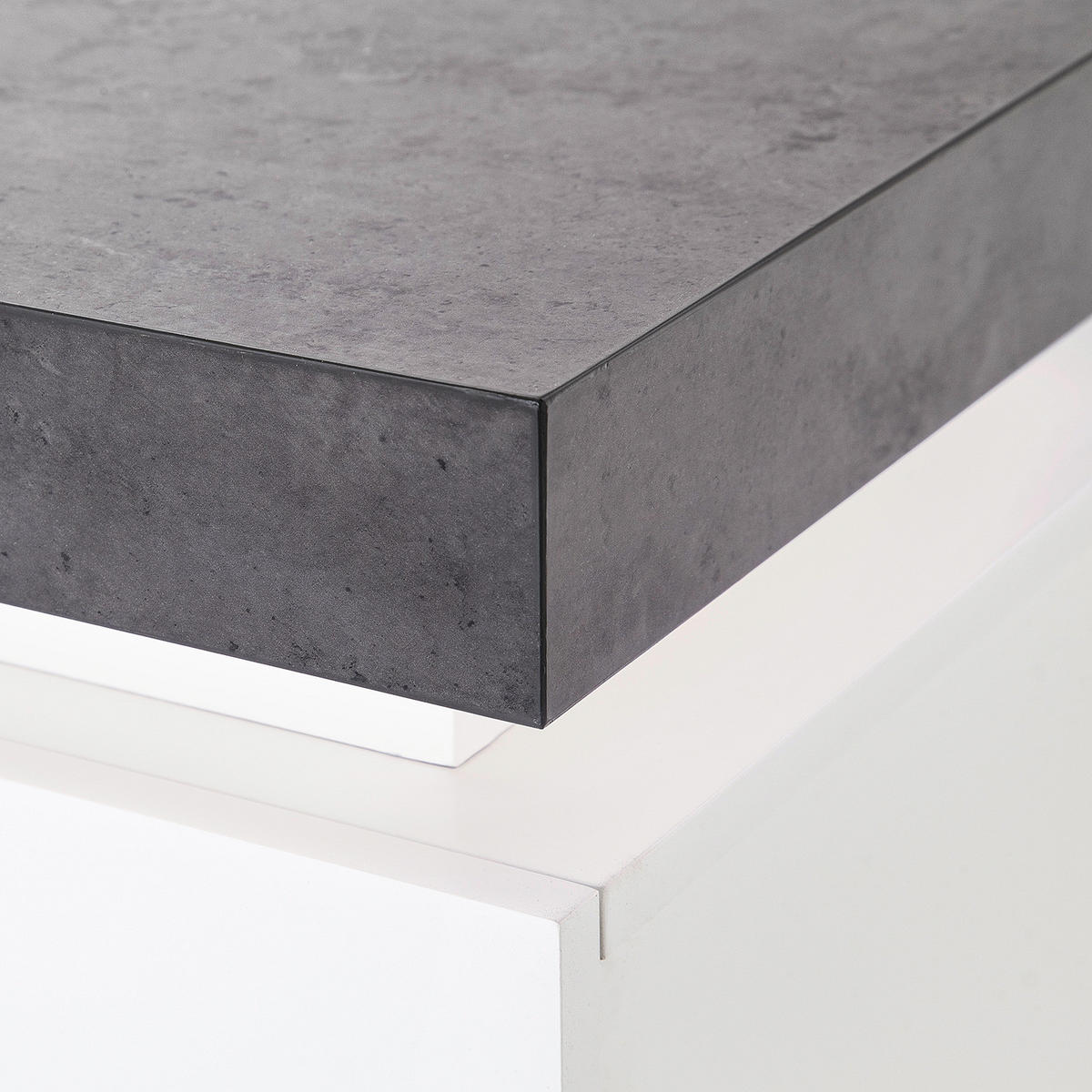 SIDEBOARD - inkl. Beleuchtung - Weiß/Grau, Holzwerkstoff (175/81/40cm) - home24