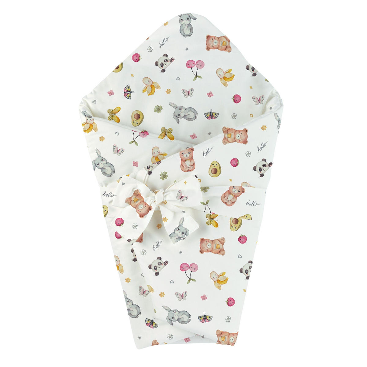 BAMBUSOVA posteljnina za dojenčke Candycute - bela, tekstil (75/75cm) - waldin